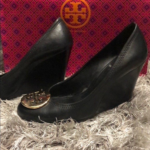 Tory Burch Shoes - COPY - Authentic Tory Burch black wedges sz 7.5